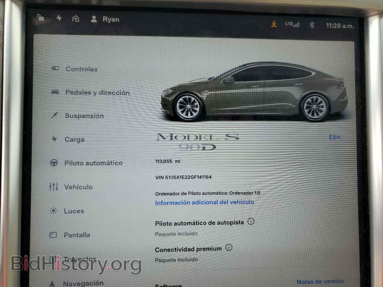 2016 TESLA MODEL S - VIN: 5YJSA1E22GF141184 - Photo 9