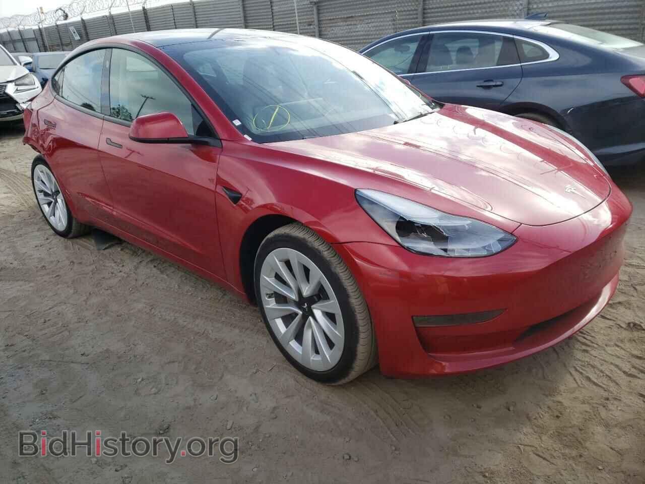 Фотография 5YJ3E1EA7NF144983 - TESLA MODEL 3 2022