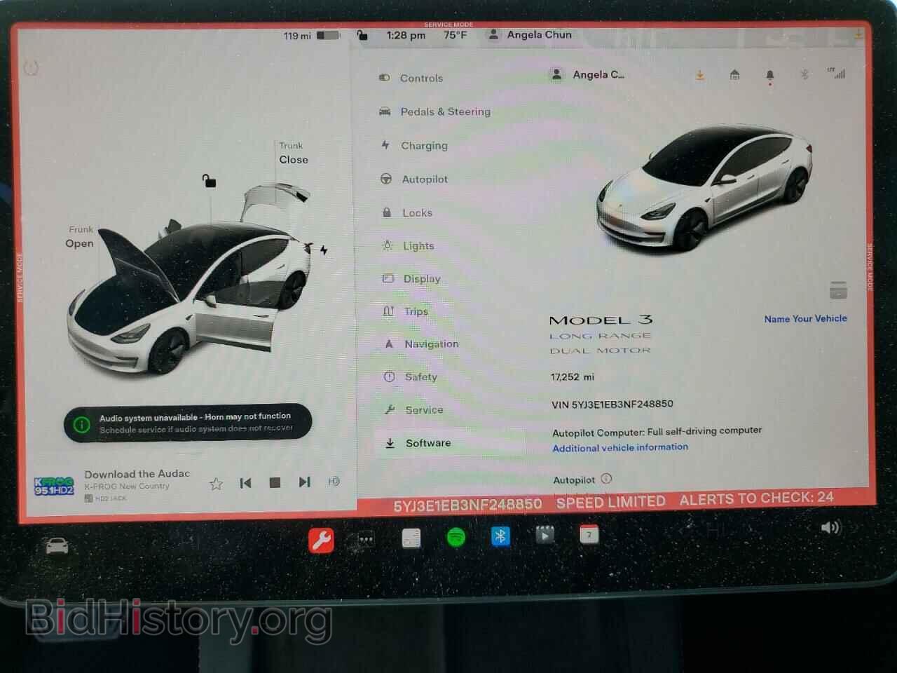 2022 TESLA MODEL 3 - VIN: 5YJ3E1EB3NF248850 - Photo 9