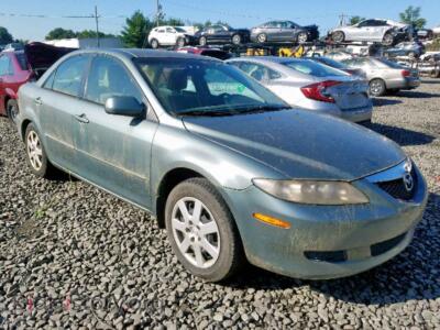 2005 Mazda 6 6 I, green — VIN 1YVFP80C855M24044, Copart