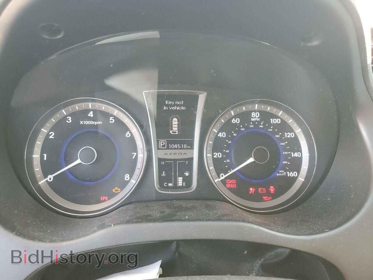 2012 HYUNDAI AZERA - VIN: KMHFH4JG3CA189808 - Фото 9