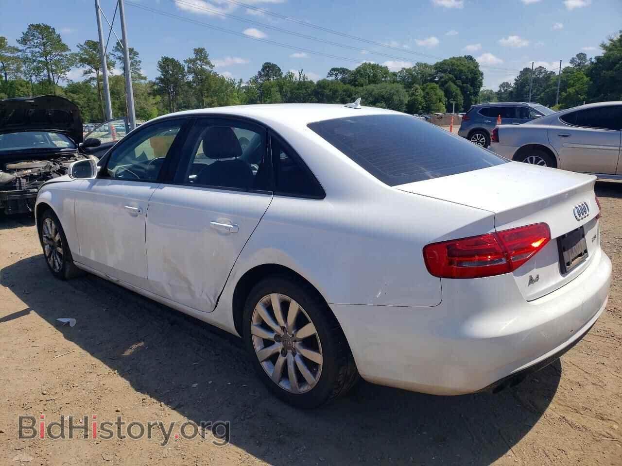 2013 AUDI A4 - VIN: WAUAFAFL2DN016040 - Фото 2