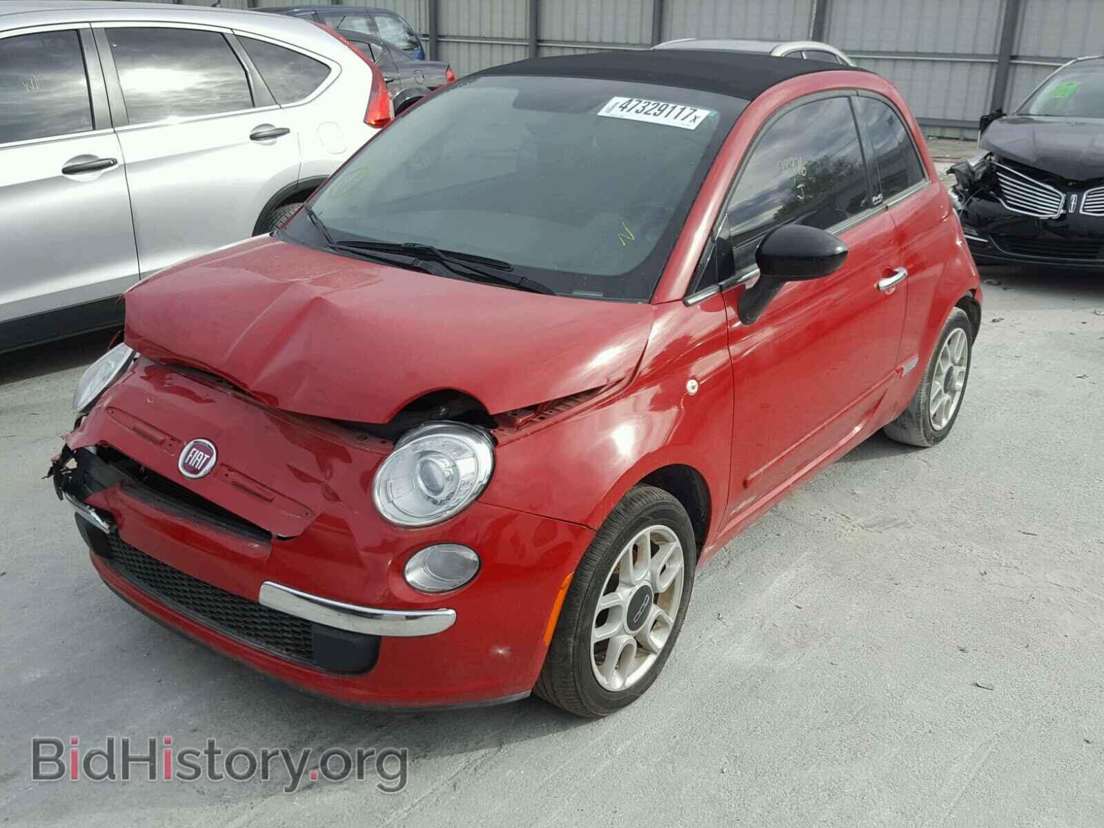 2013 FIAT 500 - VIN: 3C3CFFER6DT737092 - Фото 2
