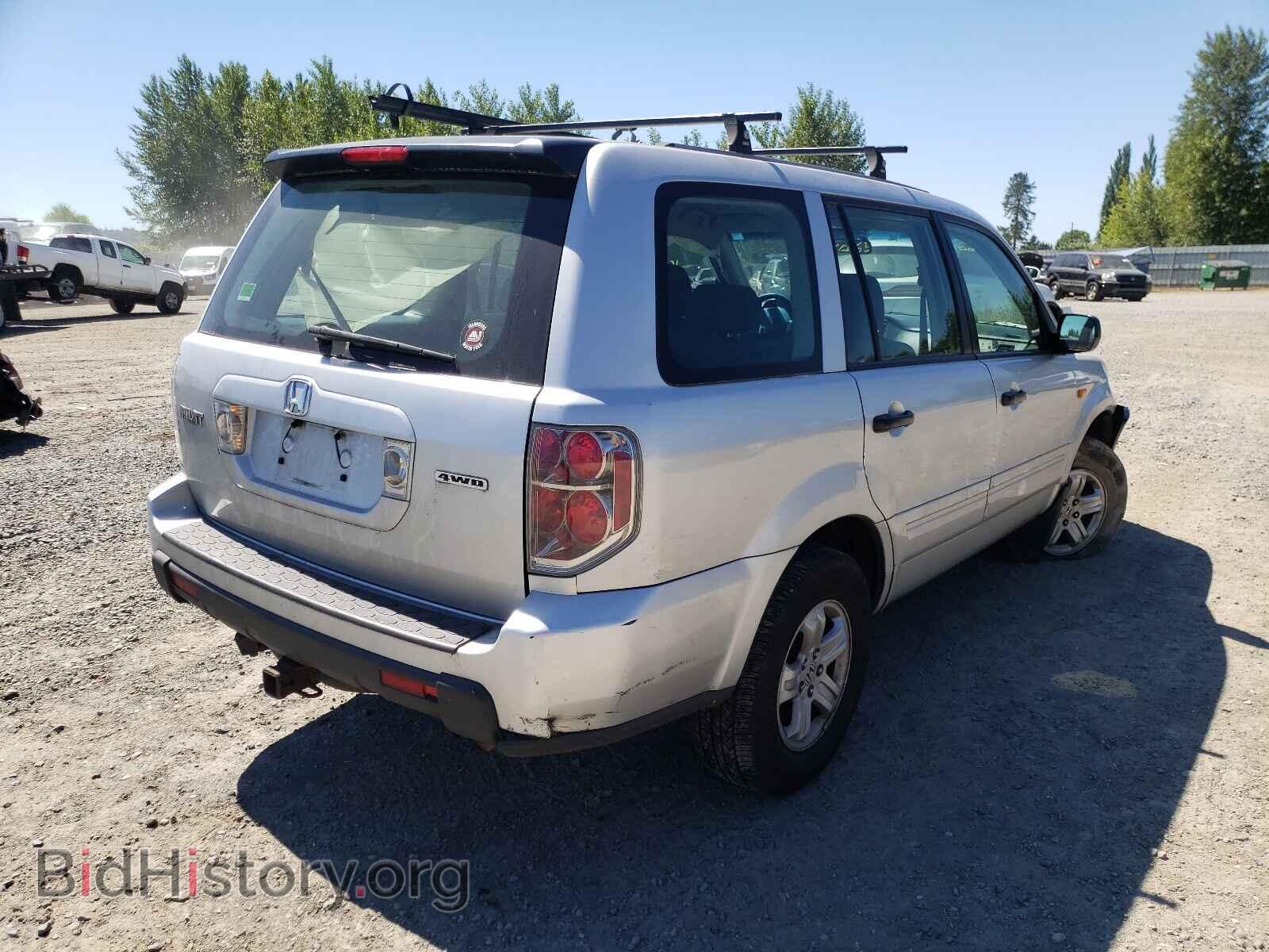 2007 HONDA PILOT - VIN: 2HKYF18127H530701 - Фото 4