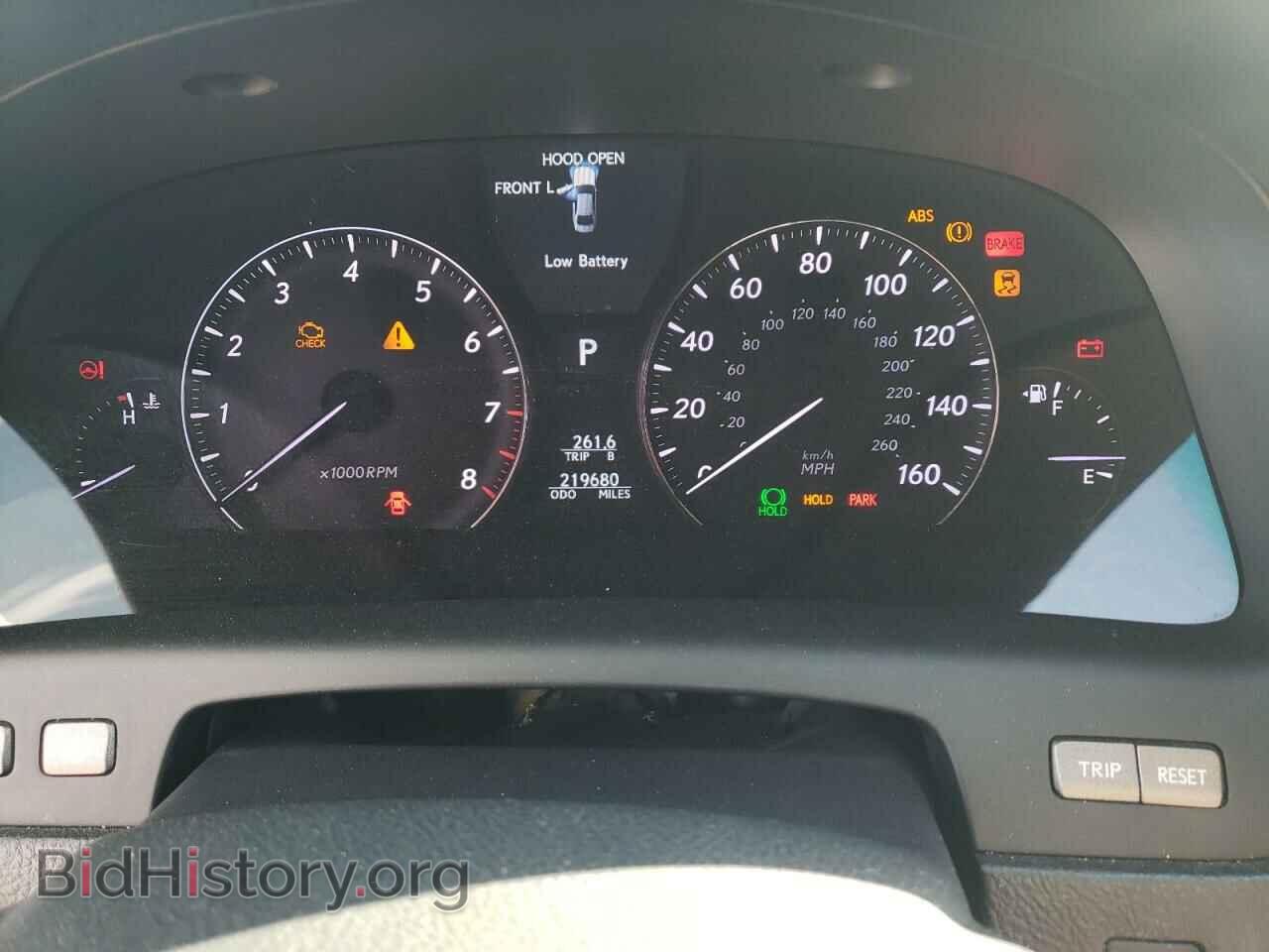 2010 LEXUS LS460 - VIN: JTHBL5EF7A5097842 - Фото 9