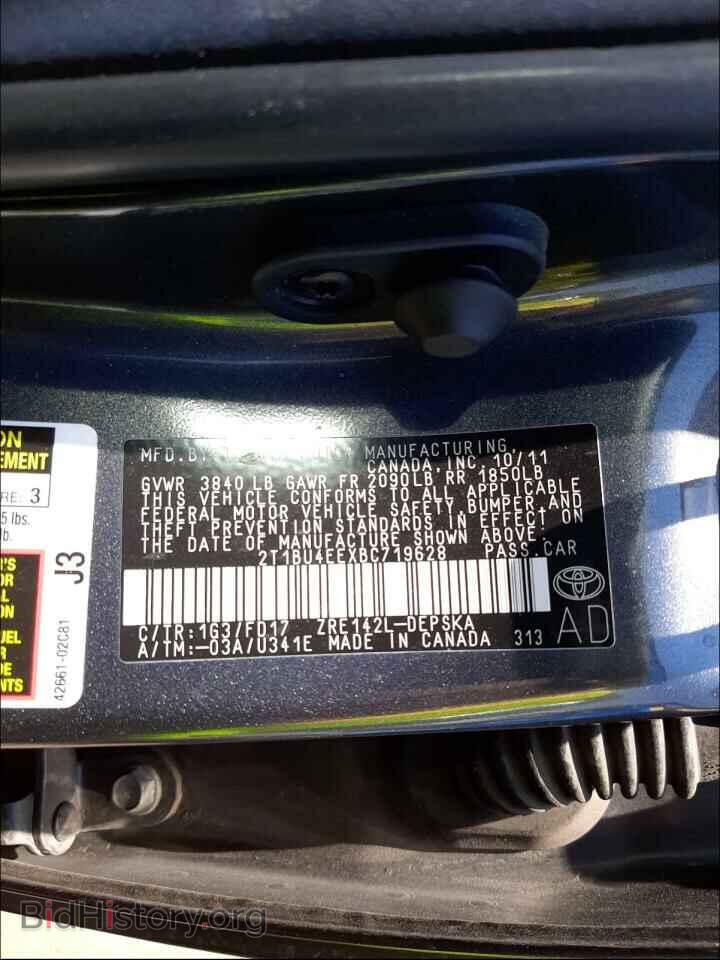 2011 TOYOTA COROLLA - VIN: 2T1BU4EEXBC719628 - Photo 10