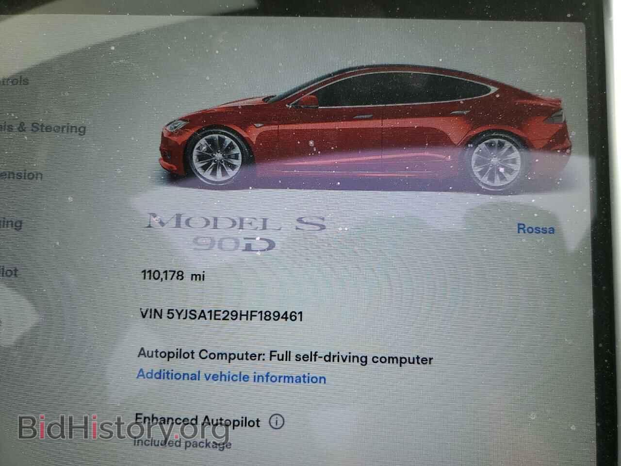 2017 TESLA MODEL S - VIN: 5YJSA1E29HF189461 - Photo 9