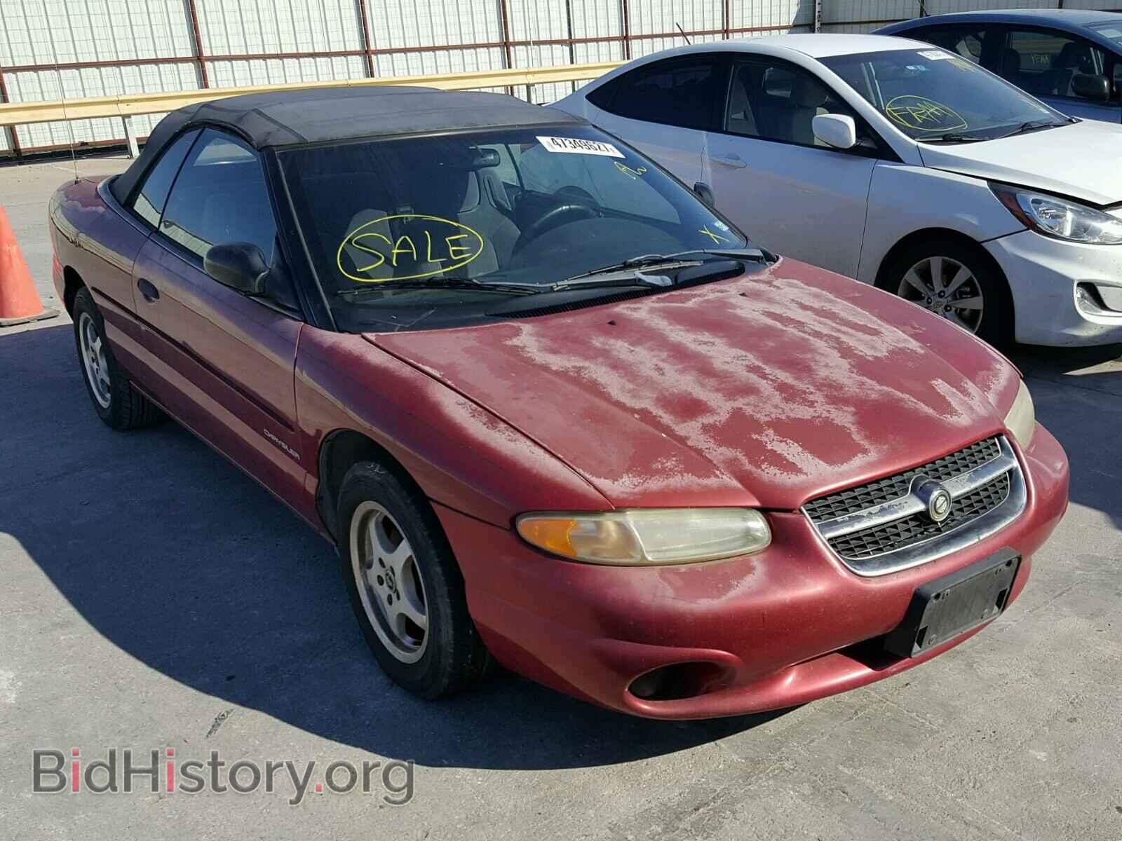 Фотография 3C3EL45H3WT317483 - CHRYSLER SEBRING 1998