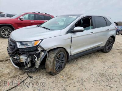 2015 Ford EDGE SEL, silver — VIN 2FMPK4J97FBC36077, Copart