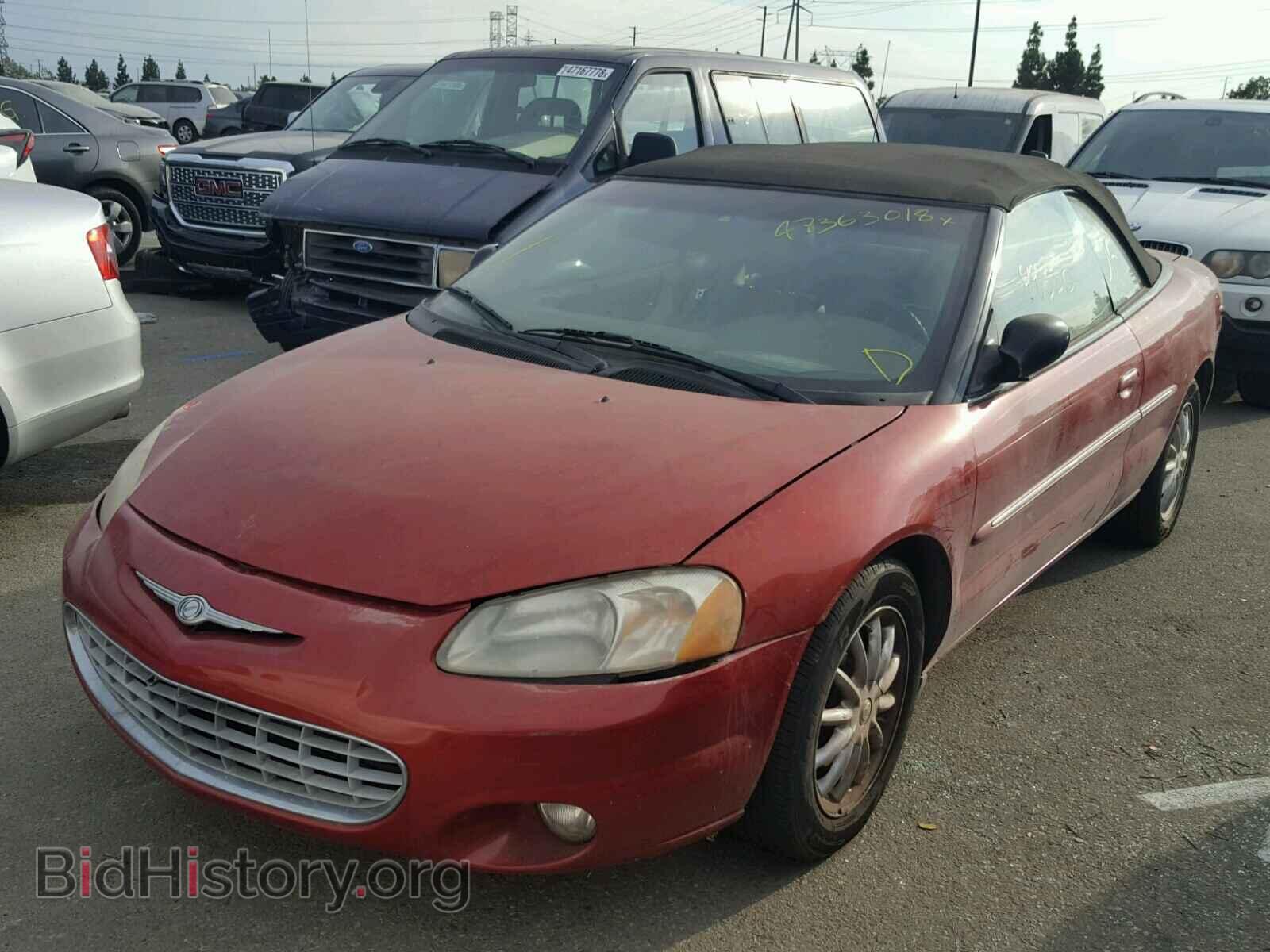 2002 CHRYSLER SEBRING - VIN: 1C3EL55R72N325224 - Фото 2