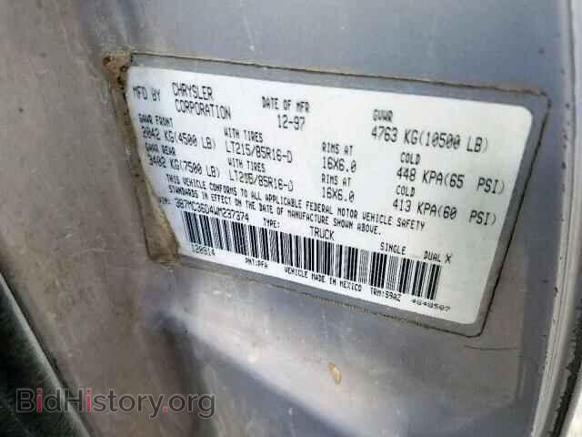 1998 DODGE RAM 3500 - VIN: 3B7MC36D4WM237374 - Photo 10