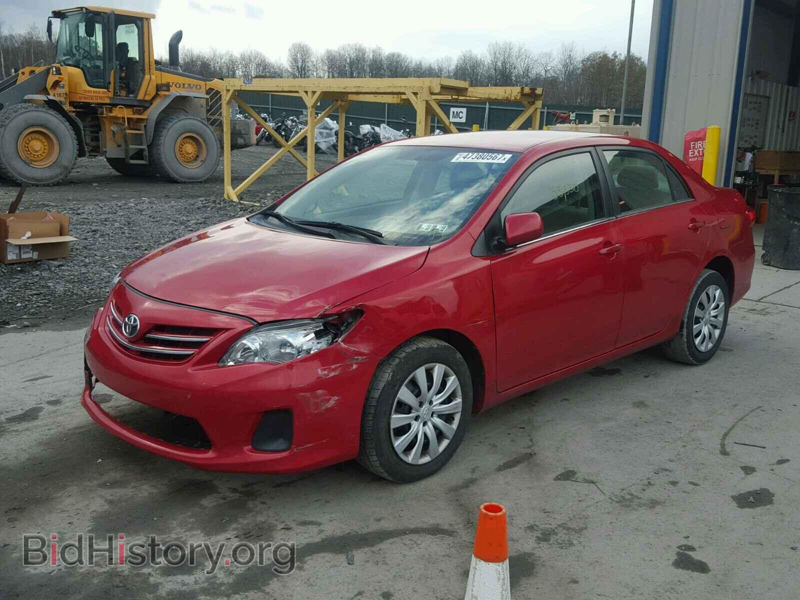 2013 TOYOTA COROLLA BA - VIN: 2T1BU4EEXDC923882 - Фото 2