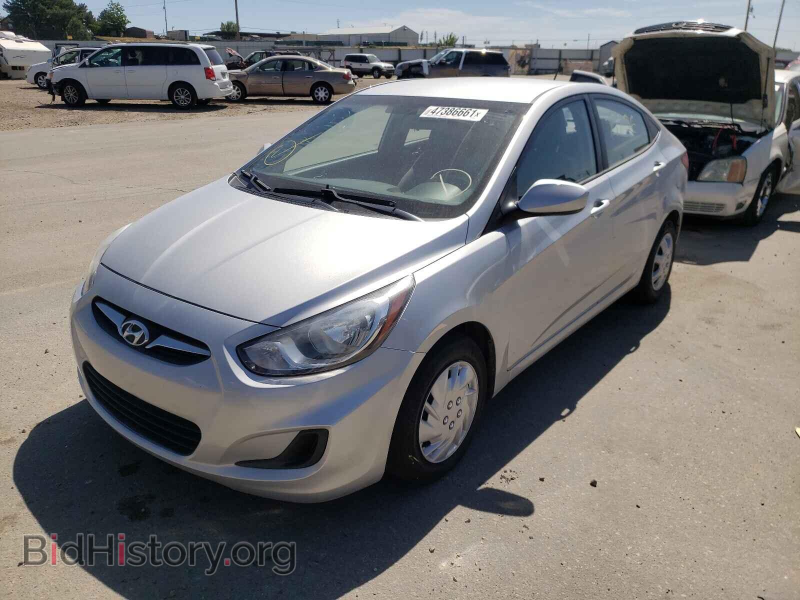 2013 HYUNDAI ACCENT - VIN: KMHCT4AE1DU292029 - Фото 2