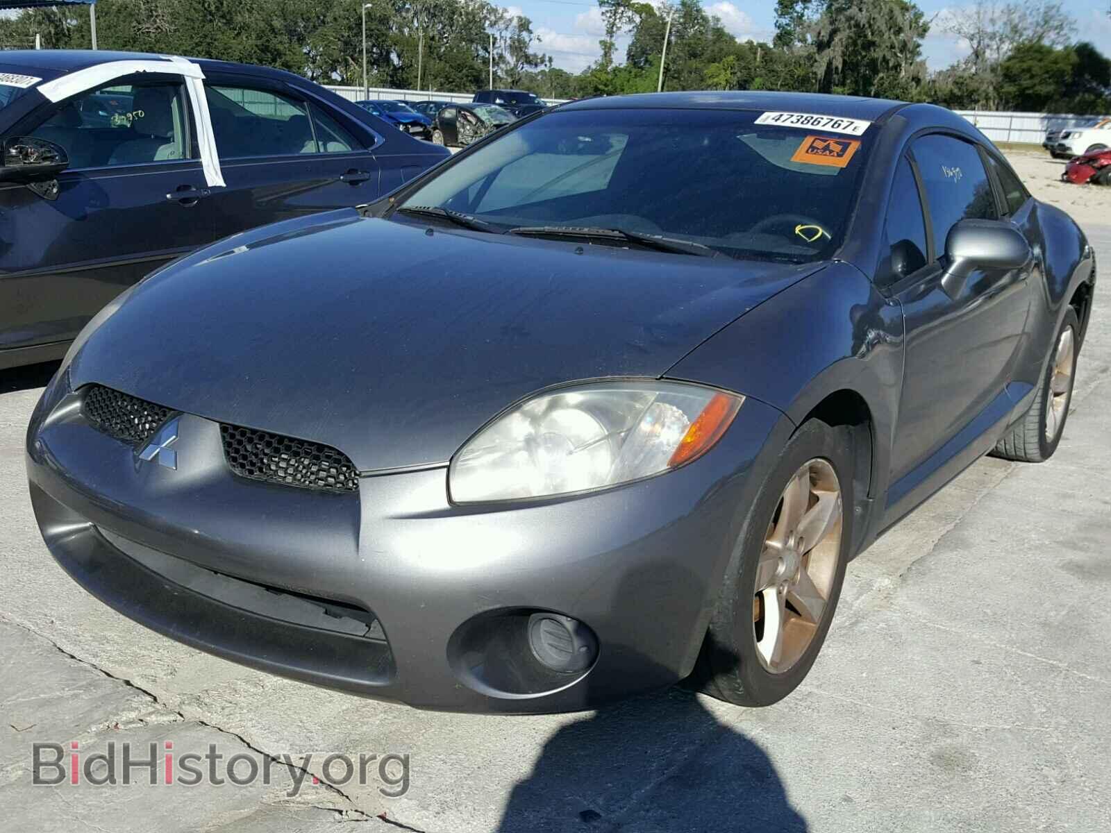 2006 MITSUBISHI ECLIPSE - VIN: 4A3AK24F26E030487 - Фото 2