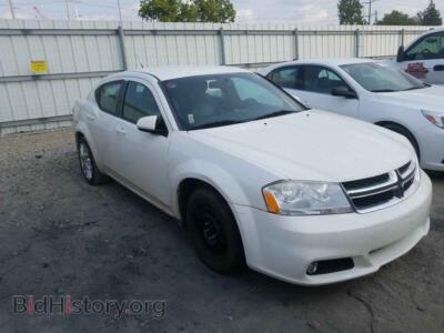 2011 Dodge AVENGER Avenger LU, white — VIN 1B3BD2FB7BN523962, Copart