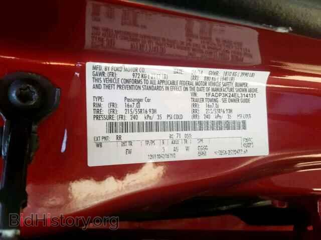2014 FORD FOCUS SE - VIN: 1FADP3K24EL314131 - Фото 10
