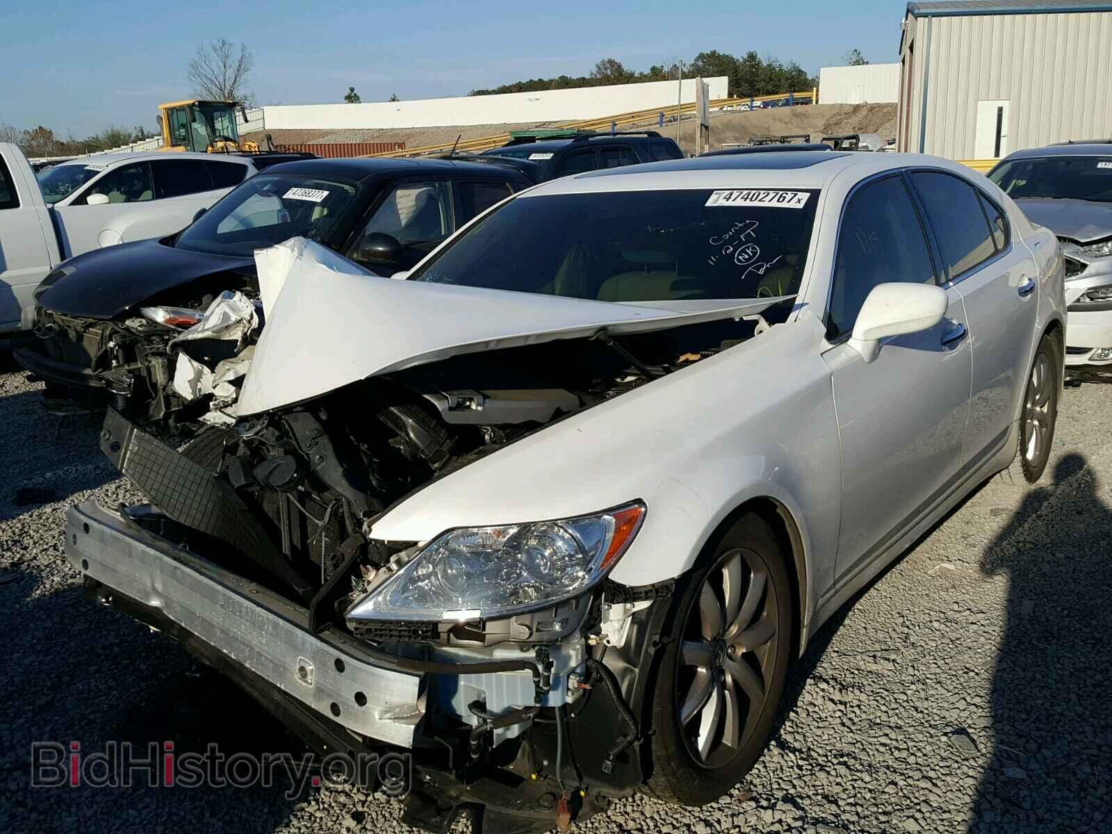 2007 LEXUS LS460 - VIN: JTHBL46F375024274 - Фото 2