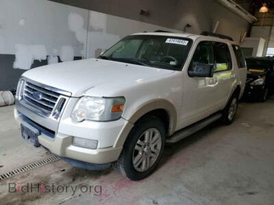 2010 Ford EXPLORER Explorer E, white — VIN 1FMEU7E84AUA85612, Copart