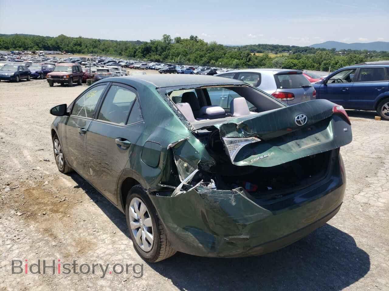 2014 TOYOTA COROLLA - VIN: 2T1BURHE0EC034292 - Фото 3