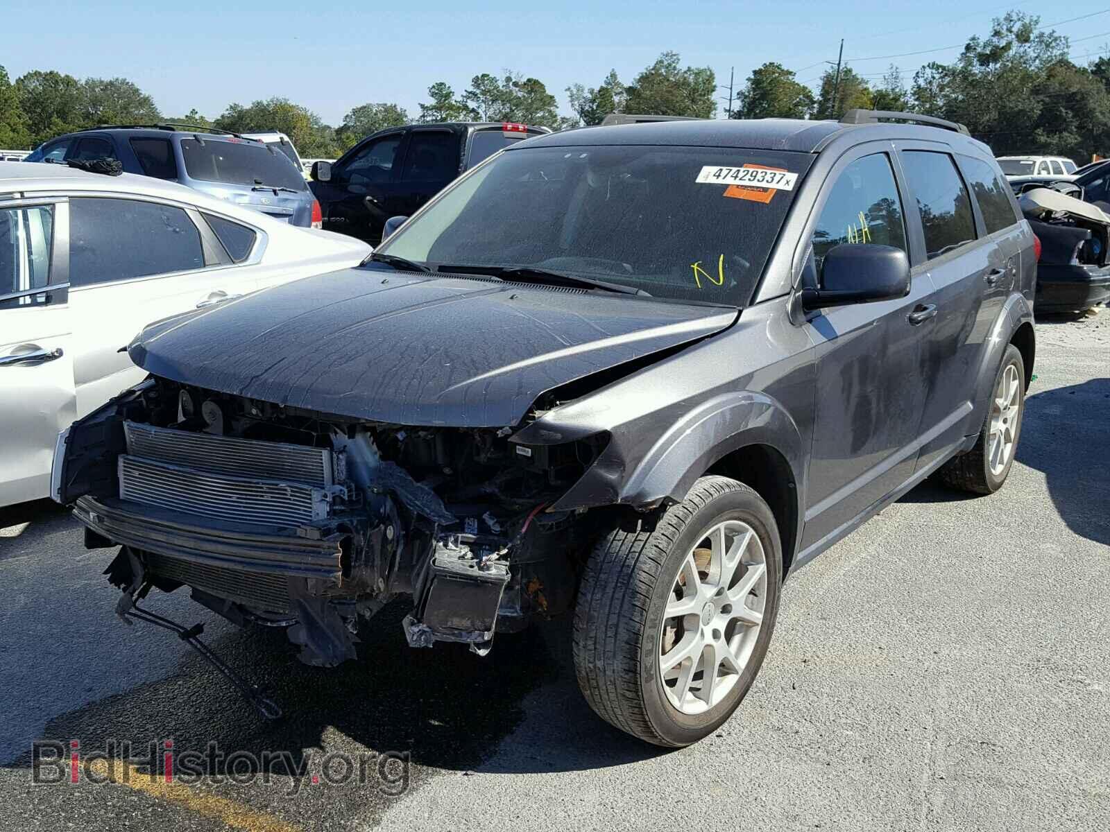 2014 DODGE JOURNEY - VIN: 3C4PDCBB4ET186445 - Фото 2