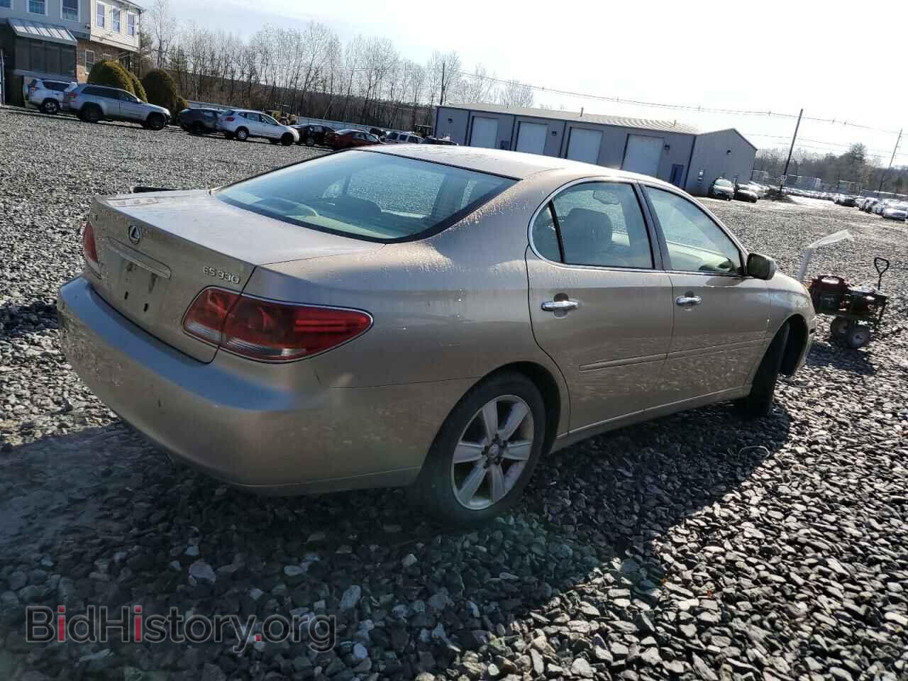 2005 LEXUS ES330 - VIN: JTHBA30G355106830 - Фото 3