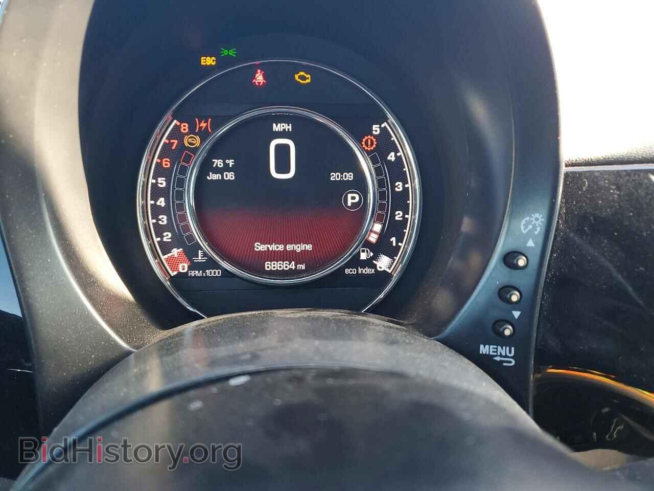 2015 FIAT 500 - VIN: 3C3CFFBR6FT676852 - Фото 9