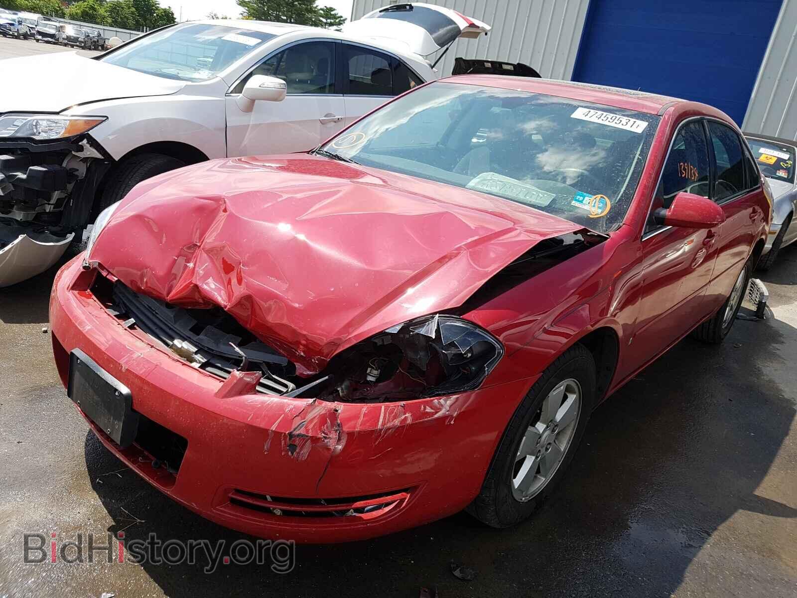 2007 CHEVROLET IMPALA - VIN: 2G1WT58N279200465 - Фото 2