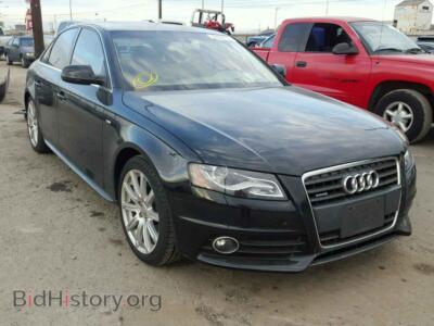 2012 Audi A4 A4 Prestig, черный — VIN WAUKFAFL9CA030477, Copart