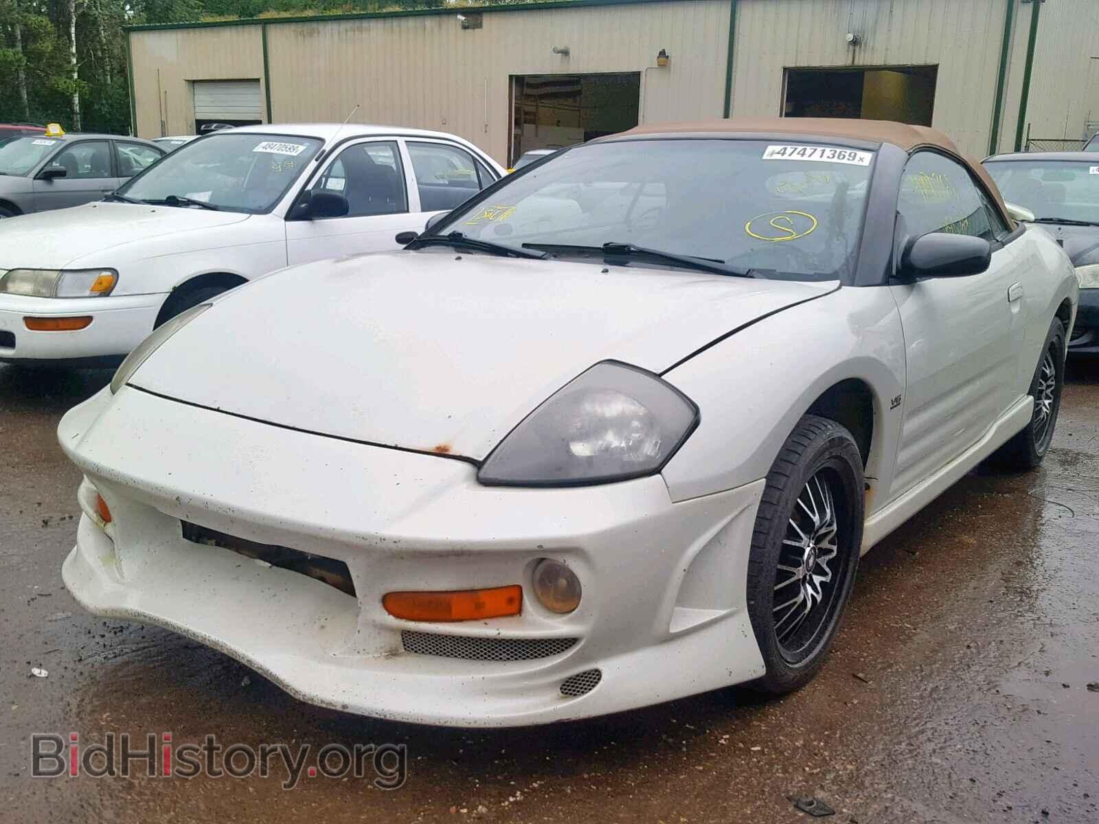 2002 MITSUBISHI ECLIPSE - VIN: 4A3AE85H12E108214 - Фото 2