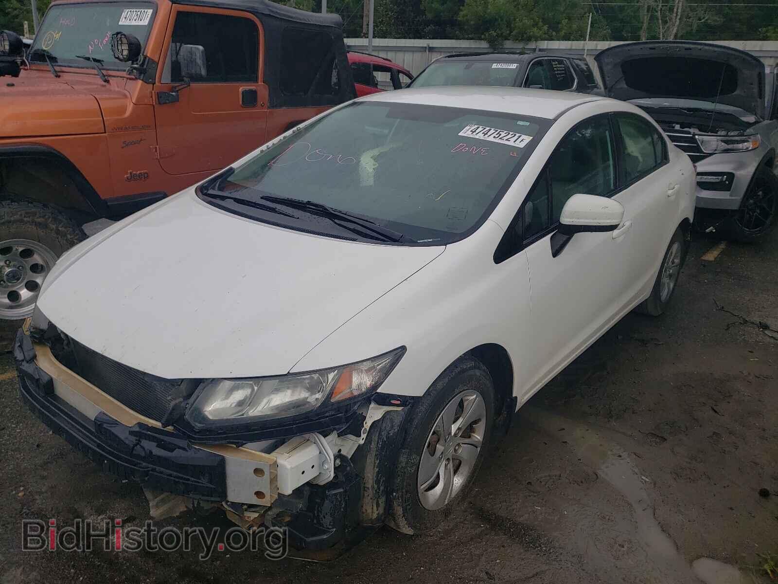 2014 HONDA CIVIC - VIN: 19XFB2F54EE036212 - Фото 2