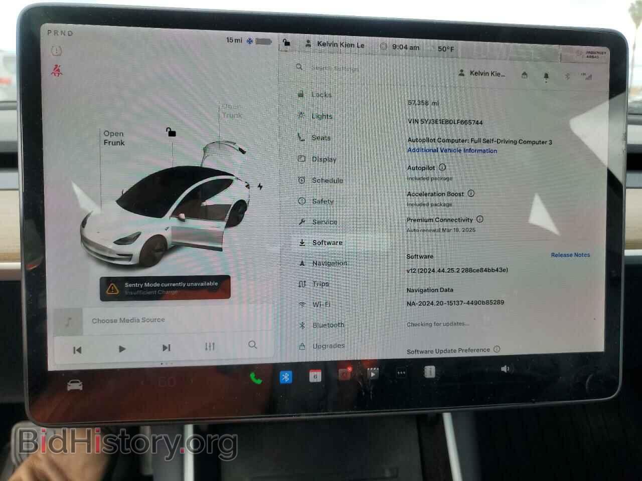 2020 TESLA MODEL 3 - VIN: 5YJ3E1EB0LF665744 - Photo 9