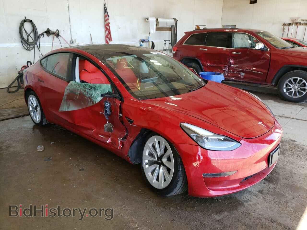 Фотография 5YJ3E1EB6MF013079 - TESLA MODEL 3 2021