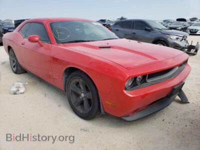 2014 Dodge CHALLENGER, красный — VIN 2C3CDYAG4EH299303, Copart