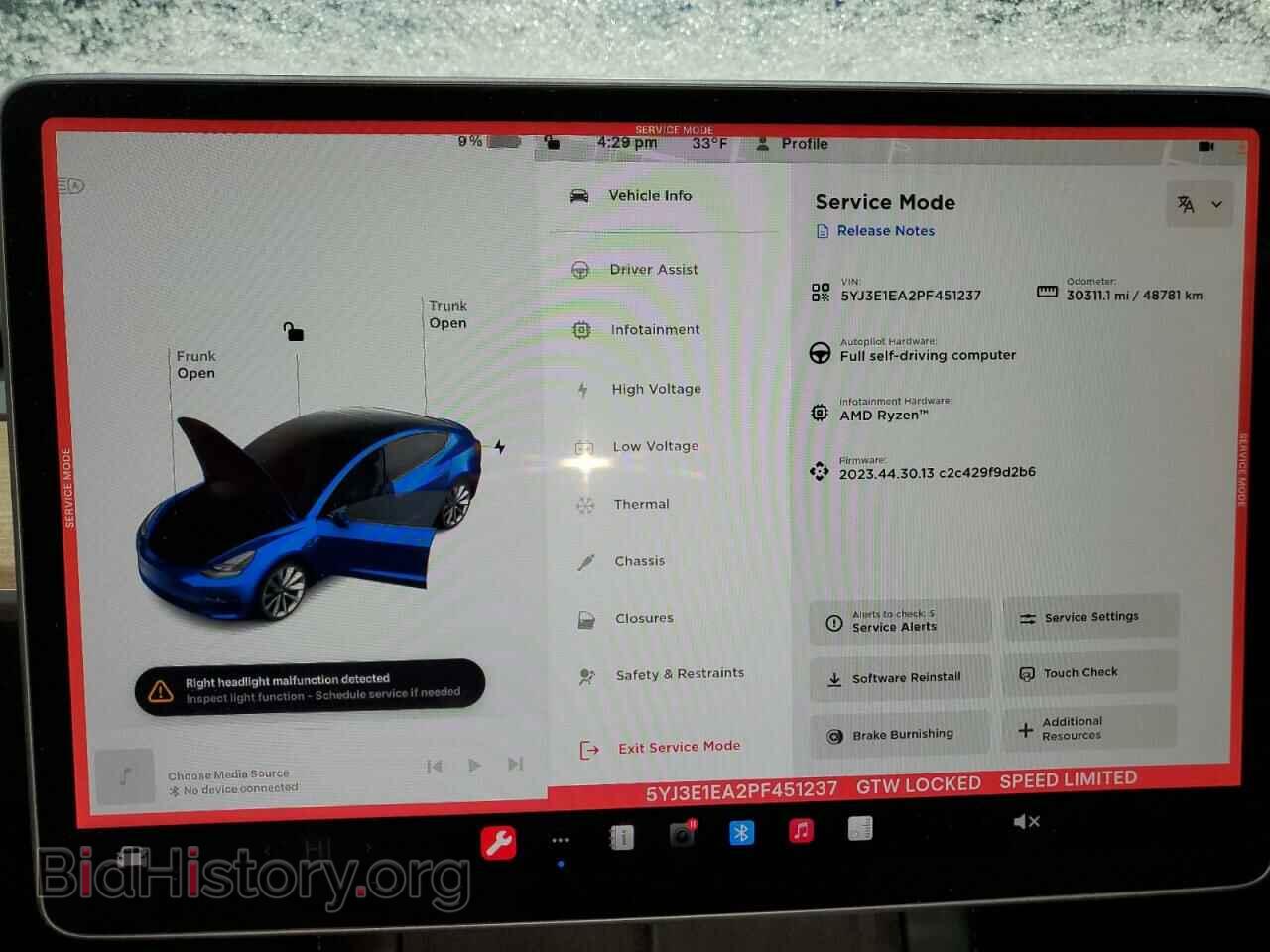 2023 TESLA MODEL 3 - VIN: 5YJ3E1EA2PF451237 - Photo 9