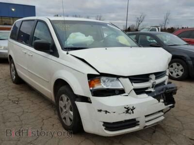 2010 Dodge CARAVAN, white — VIN 2D4RN4DE5AR412219, Copart