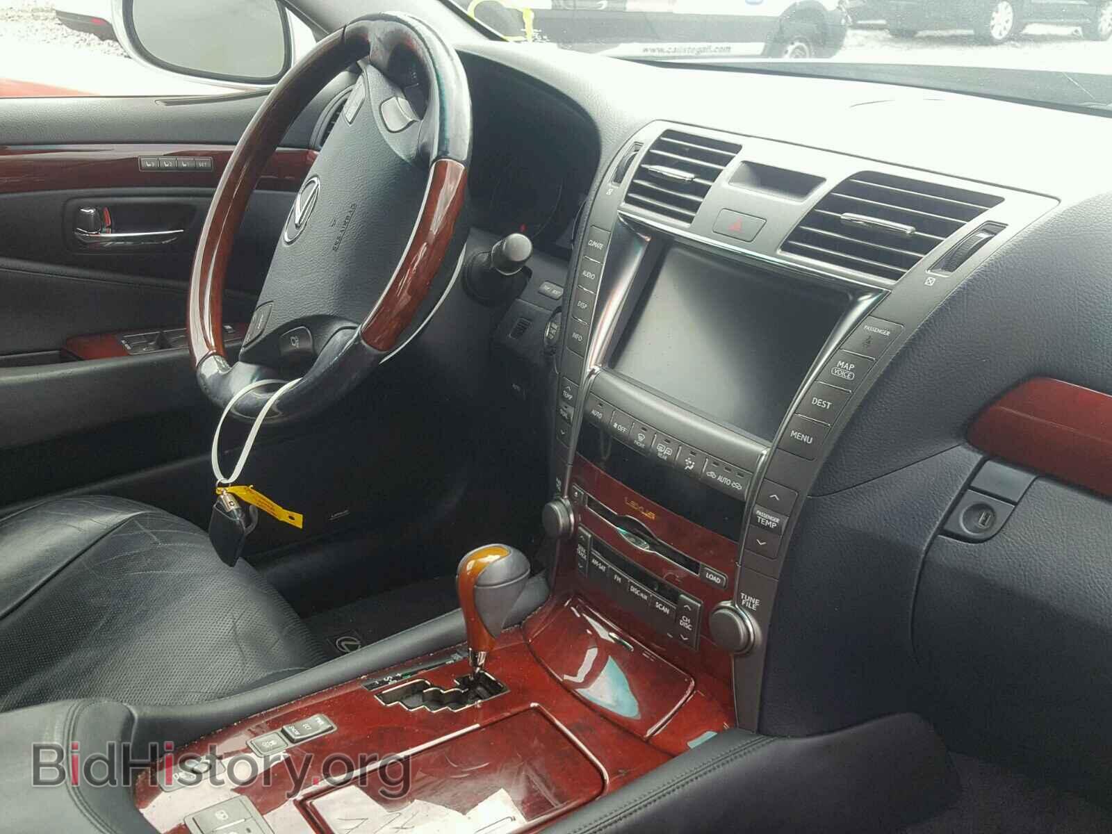 2008 LEXUS LS460 - VIN: JTHBL46F385062220 - Фото 9