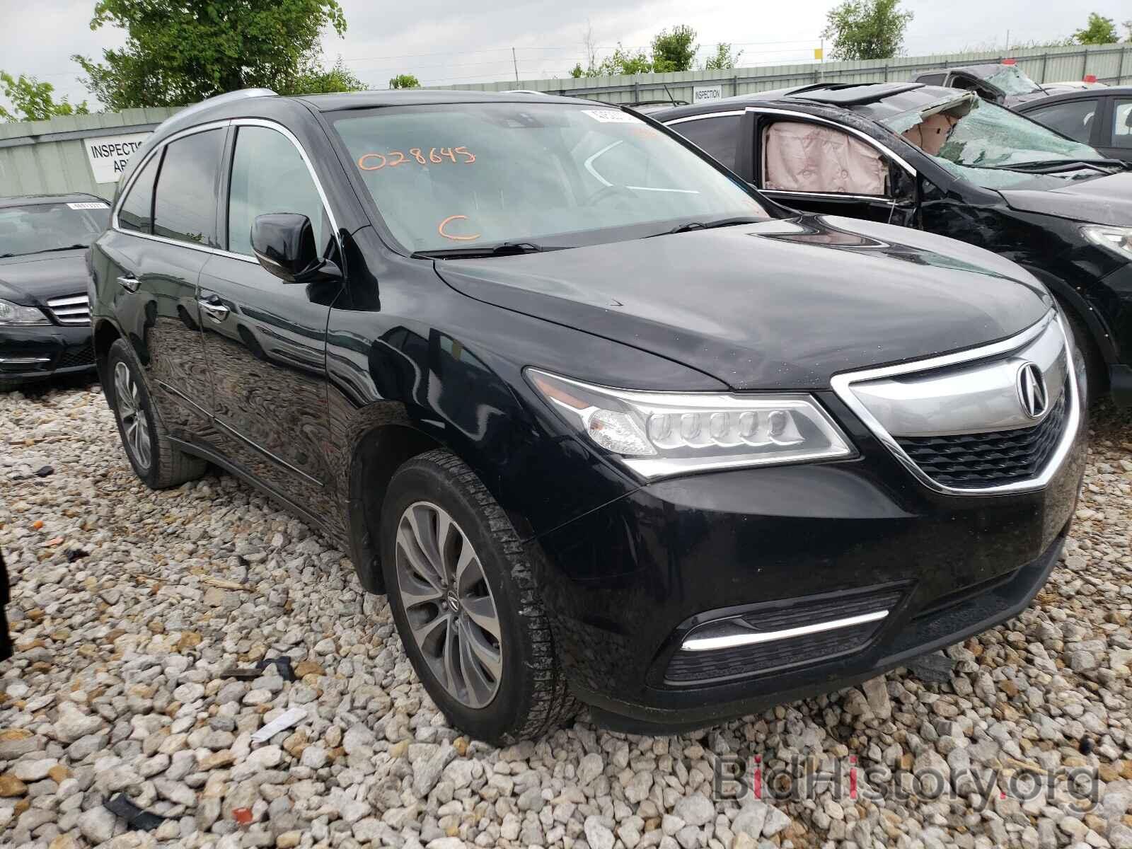 Фотография 5FRYD4H4XFB028645 - ACURA MDX 2015