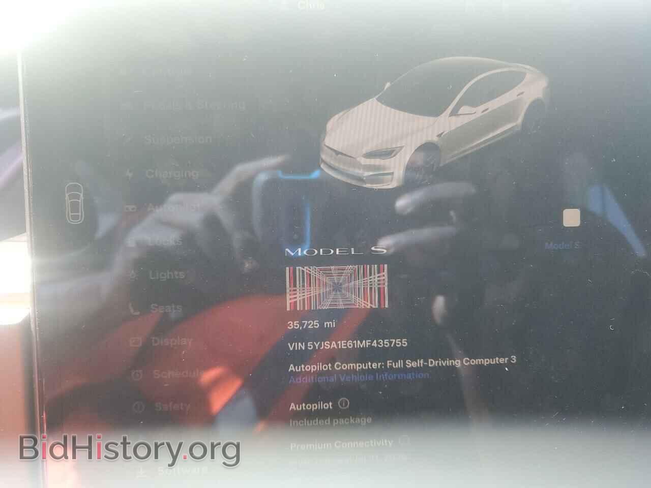 2021 TESLA MODEL S - VIN: 5YJSA1E61MF435755 - Photo 9