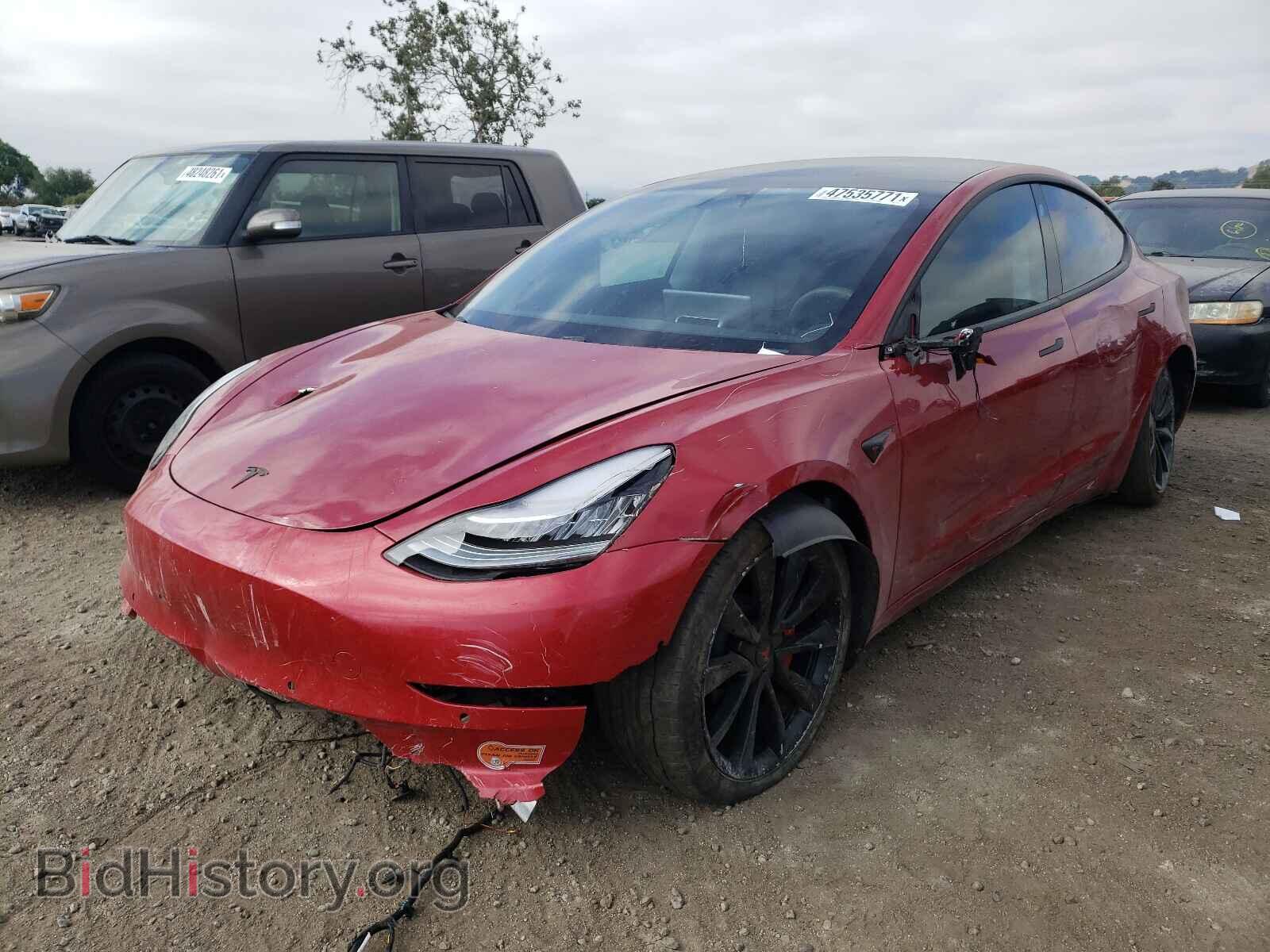 2019 TESLA MODEL 3 - VIN: 5YJ3E1EA5KF536842 - Фото 2