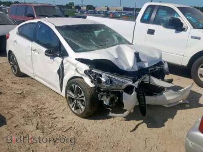 2015 Kia FORTE EX, white — VIN KNAFX4A84F5316771, Copart