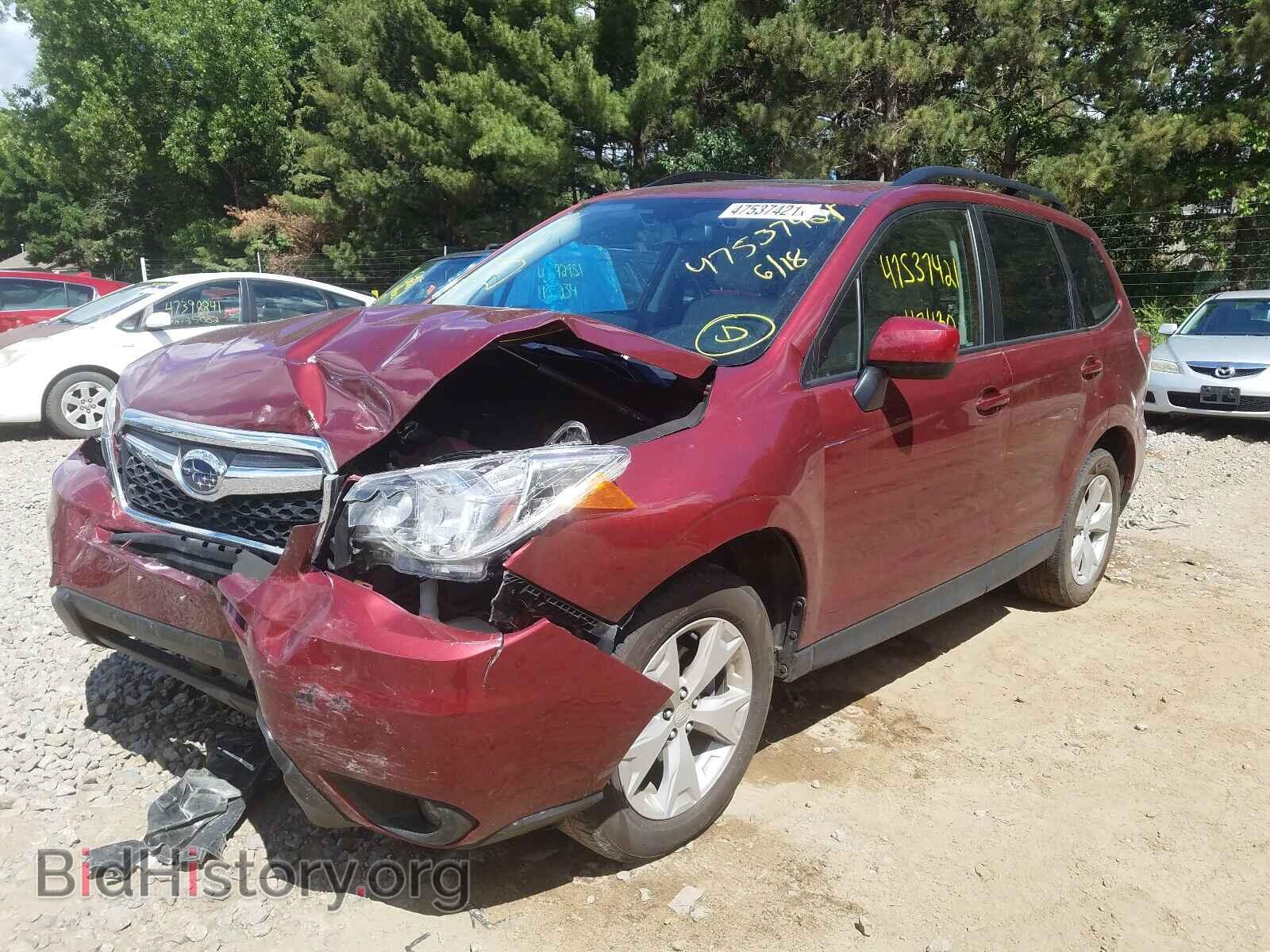 2016 SUBARU FORESTER - VIN: JF2SJAFC6GH522514 - Фото 2