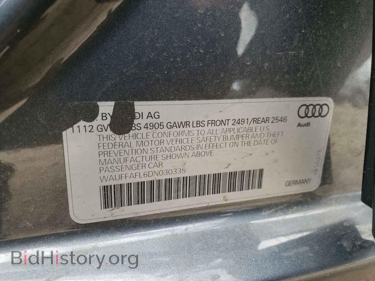 2013 AUDI A4 - VIN: WAUFFAFL6DN030335 - Photo 12