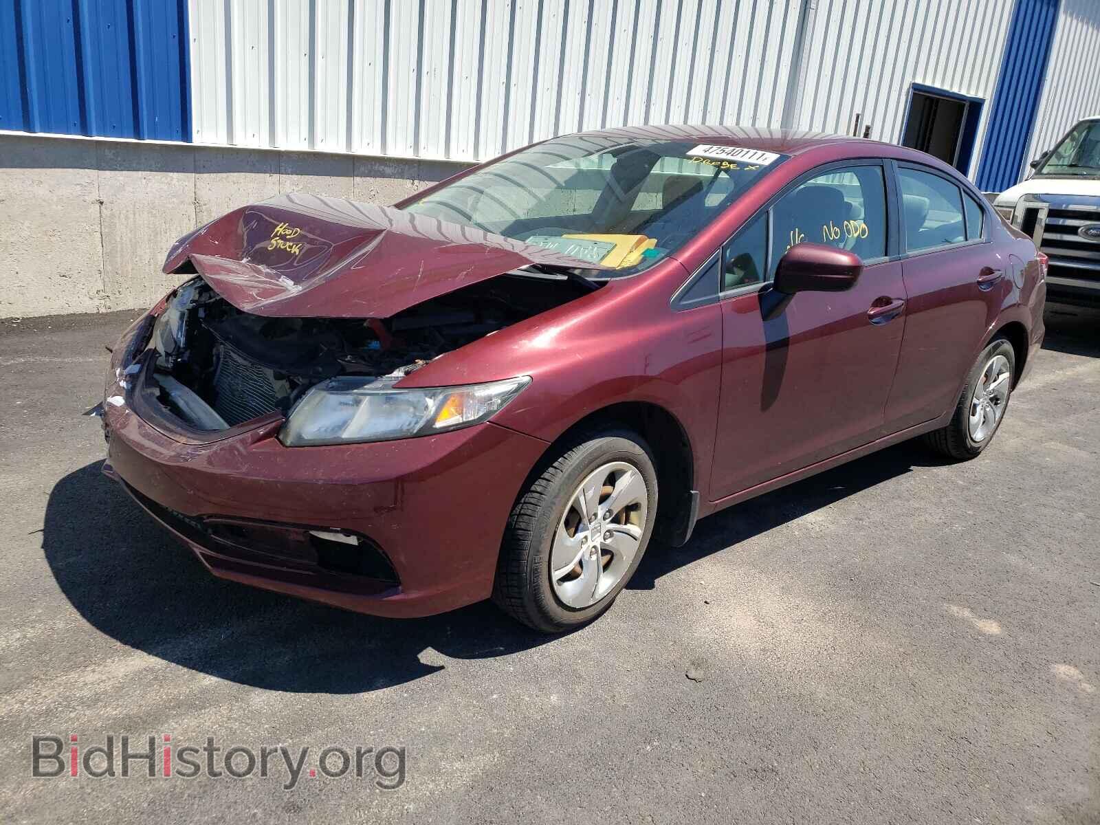 2014 HONDA CIVIC - VIN: 2HGFB2F44EH007760 - Фото 2