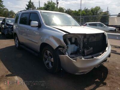 2014 Honda PILOT Pilot EX, серебристый — VIN 5FNYF4H41EB004650, Copart