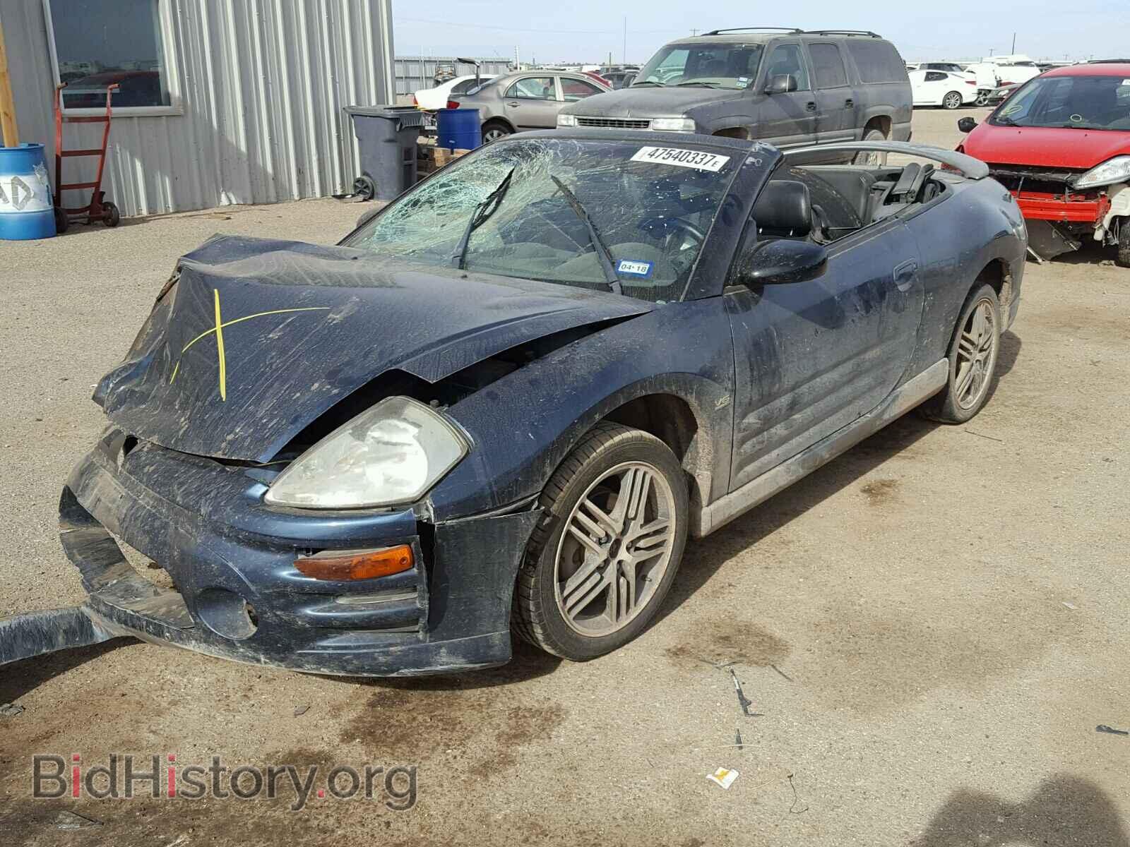 2004 MITSUBISHI ECLIPSE - VIN: 4A3AE75H84E136945 - Фото 2