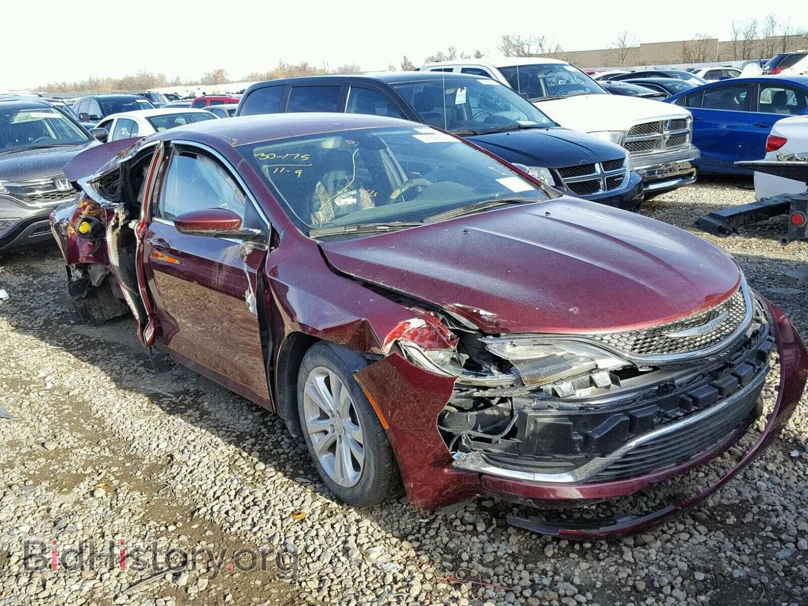 Фотография 1C3CCCAB4GN102196 - CHRYSLER 200 2016