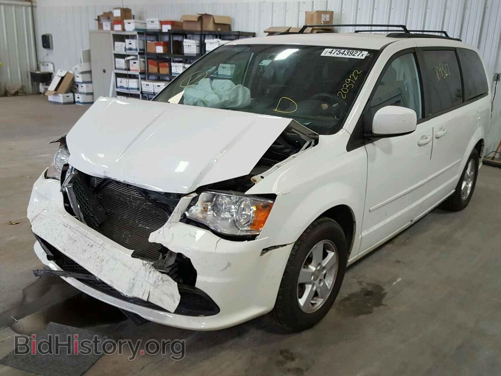 2012 DODGE CARAVAN - VIN: 2C4RDGCG8CR203922 - Фото 2