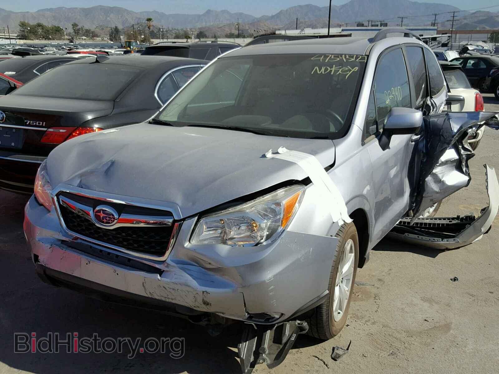 2016 SUBARU FORESTER - VIN: JF2SJADCXGH410317 - Фото 2