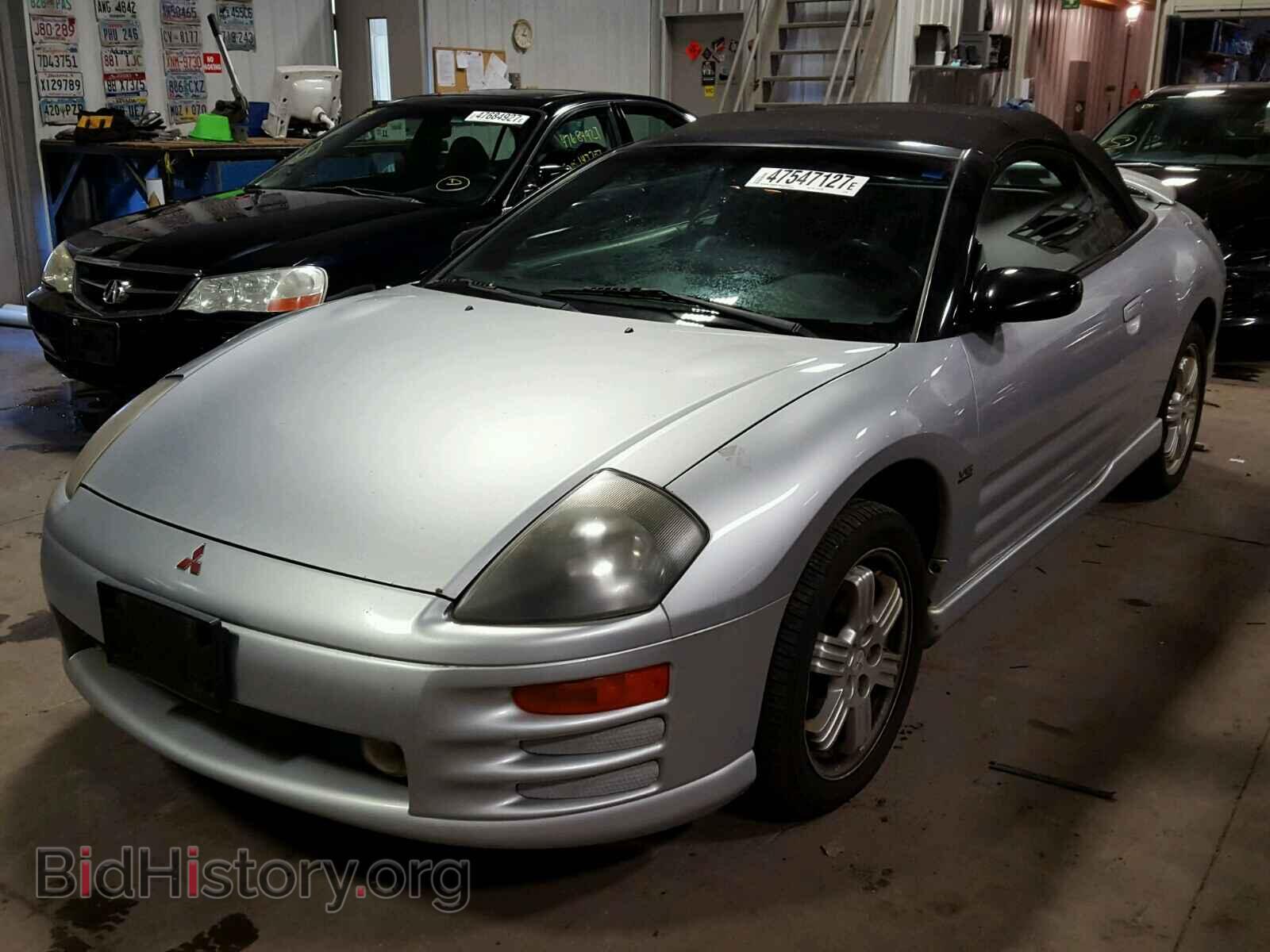 2001 MITSUBISHI ECLIPSE - VIN: 4A3AE85H61E019365 - Фото 2