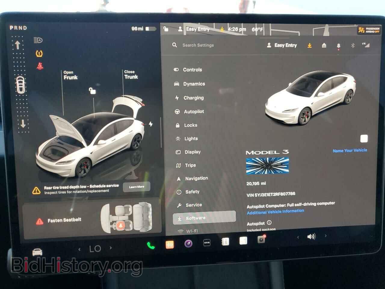 2024 TESLA MODEL 3 - VIN: 5YJ3E1ET2RF807786 - Photo 9